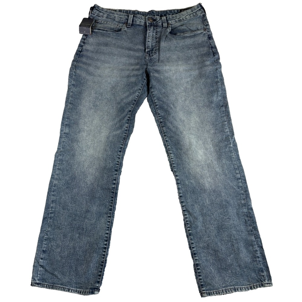 Buffalo‎ David Bitton Relaxed Straight Jeans Mens 36x32 (37x32.5) Blue Denim New